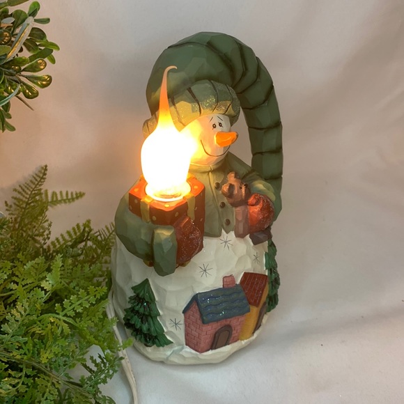 CMI Henton light up resin Snowman night light Christmas decoration - Picture 9 of 11